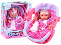 Doll + Baby carrier for little girl many accessories 18m+