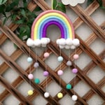 Exquisite Rainbow Tapestry Clouds Macrame Woven Wall Props