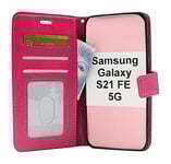 Crazy Horse Wallet Samsung Galaxy S21 FE 5G (SM-G990B) (Hotpink)