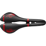 Selle San Marco Aspide Open Fit Carbon FX Saddle Black/Red Narrow (S2)