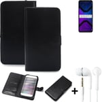Protective cover for Lenovo Legion Phone Duel 2 Wallet Case + headphones protect