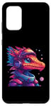 Galaxy S20+ Dinosaur with Headphones Fantasy Art Case