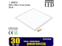 Nvox LED-panel 60x60 36w taklampa box 4000k neutral