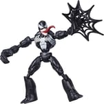Marvel Spider-Man Bend and Flex Venom Action Figure Toy, 30 cm Flexible Figure,