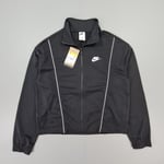 Nike Womens Tracksuit Jacket Black Small NSW Track Top Full Zip DD5860 011
