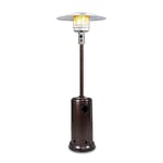 KEPLIN Patio Gas Heater | Free Standing Outdoor Infrared Heater, Gas Power with Electric Heater Ignition | Perfect for Garden, Under Gazebo, Outside Seating (Mushroom)