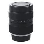 Domilay Television TV Lens/CCTV Lens for C Mount Camera 25mm F1.4 in Black