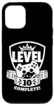 Coque pour iPhone 12/12 Pro Level 10 Complete Tenue de jeu pour le 10ème anniversaire 10