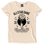 Teetown - T Shirt Femme - Allstar Basketball - Lakers Warriors Spurs Celtics Chicago Bull Nba Sport Jam Youngboy - 100% Coton Bio