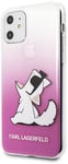Karl Lagerfeld Choupette Fun Case (iPhone 13 Pro Max) - Lyserød