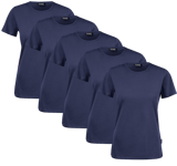 Clique T-shirt Dam 5-pack Marinblå