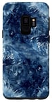 Galaxy S9 Tie dye Pattern Blue Case