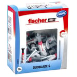 FISCHER - Cheville bi-matière et autoforeuse DuoBlade avec vis - Boîte de 20