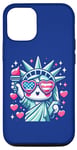 Coque pour iPhone 12/12 Pro Statue of Liberty Cute NYC New York City Manhattan Girls