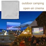 1pc Portable White Color Projector Curtain Projection Screen