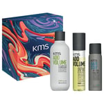 KMS Hår Addvolume Presentset Shampoo 300 ml + Leave-In Conditioner 250 Hairstay Anti-Humidity Seal 75 1 Stk.