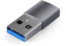 Satechi USB-A- til USB-C-adapter - Grå