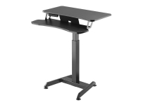 Maclean MC-835 - Stående skrivebord - elektrisk høydejustering - svart