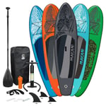 Uppblåsbar Stand Up Paddle Board Makani, orange, 320x82x15 cm, inkl. pump och