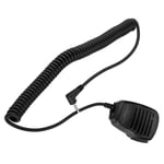 ASHATA Portable Handheld Speaker Mic,Portable Shoulder Remote Handheld Mic Microphone Speaker 3.5mm Headphone Jack,Plug and Play, Easy to Operate.