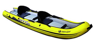 Sevylor Kayak Gonflable Reef 300, Kayak Sit-on-Top, Canoë Pour 2 Personnes, 296 x 84 cm