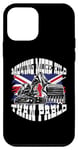 iPhone 12 mini UK England Flag Patriotic Construction Backhoe Operator Tee Case