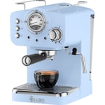 Swan SK22110BLN Retro Espresso Coffee Machine 15 bar Blue