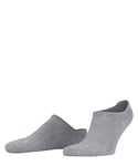 FALKE Unisex Cool Kick U HP Breathable Grips On Sole 1 Pair Grip socks, Grey (Light Grey Melange 3775), 9.5-10.5