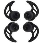 2 Pairs Earbud Covers Earhooks for Sony WF-1000XM3/WI-1000X Earphones Black