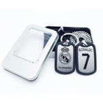 Fotbollsstjärna nyckelring (Real Madrid set kedja)
