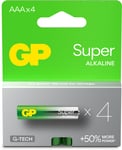 GP Batteries BATTERIES LR03/AAA 4-PACK