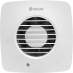 Xpelair DX100BTS Simply Silent Bathroom Extractor Fan with Timer, Adjustable Twi