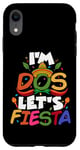 Coque pour iPhone XR I'm Dos Let's Fiesta Sombrero 2 ans 2ème anniversaire enfant