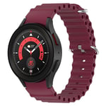 Samsung Galaxy Watch 5 40mm Sportigt Full-fit armband i silikon, röd