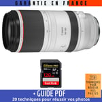 Canon RF 100-500mm f/4.5-7.1L IS USM + 1 SanDisk 128GB UHS-II 300 MB/s + Guide PDF '20 TECHNIQUES POUR RÉUSSIR VOS PHOTOS