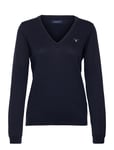 Cotton V-Neck Blue GANT