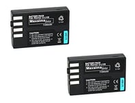 Maxsimafoto - 2x Battery for Pentax K70 KS1 KS2 K50 K500 K30 KR K2 D-Li109 UK