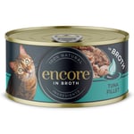 Encore Cat in Broth konserver i buljong 16 x 70 g - Tonfiskfilé