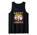 Happy Camper Smores Marshmallow Kids Boys Girl Funny Camping Tank Top