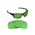 NEW POLARIZED CUSTOM GREEN LENS FOR OAKLEY GIBSTON SUNGLASSES