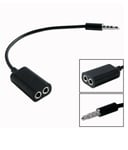 3.5mm Earphone Headphone Y Splitter Cable Adapter Jack Male To Double Female