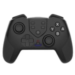 Trådlös handkontroll med Bluetooth kompatibel med Nintendo Switch och PC - Svart