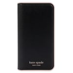 Kate Spade New York iPhone 14 Plus (6.7) Folio Case - Black / Pale Vellum