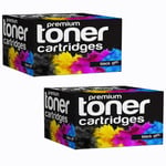 2 Black Toner Cartridge fits for Brother TN325 MFC-9460CDN MFC-9465CDN HL-4150CD
