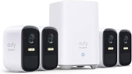 eufy Security eufyCam 2C Pro 4-Cam Kit 2K Security Camera Outdoor Wireless IP67