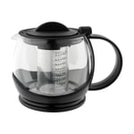 Grunwerg Café Olé Shut-Off Infuser Teapot 1.2 Litre - Black (TPSO-1200) ~ NEW