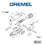DREMEL Genuine Spare Parts (To Fit: Dremel 3000 Mult Tool)