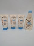 Set of AVEENO Baby Dermexa Wash 250ml & 3x Emollient Cream 150ml