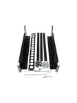 StarTech.com 3U Universal Server Rack Rails - TAA Compliant Fixed Mounting Rails - 19" Adjustable Depth Rack Mount Rails (UNIRAILS3U) rack rail - 3U