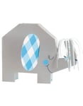 Baby Blue Elefant Borddekoration 18 cm